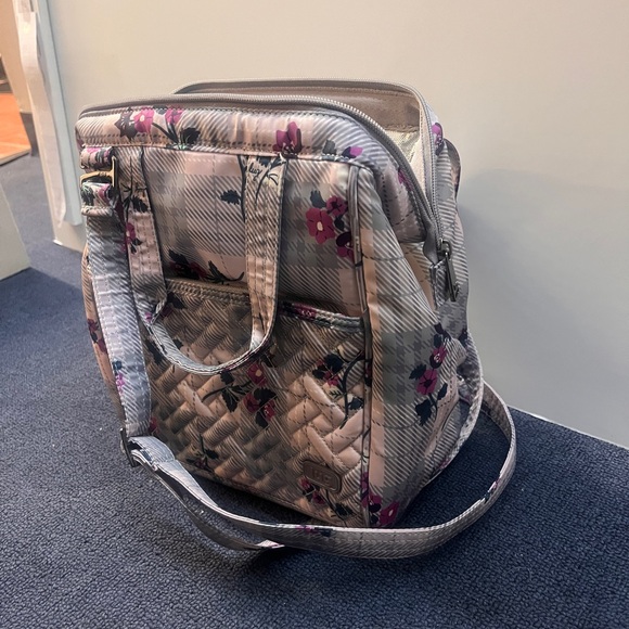 Lug Bag - Plaid Floral Chewy insulated lunch bag - Picture 7 of 8